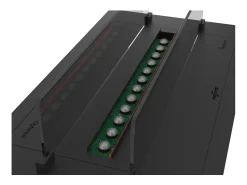 Lareira| Invapo Insert 700 Lareira embutida a vapor de água - Chama multicolorida, efeito 3D e controle por aplicativo, tanque de 1,2 l - 70 cm Preto