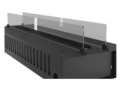 Invapo Insert 1200 Lareira embutida a vapor de água - Chama multicolorida, efeito 3D e controle por aplicativo, tanque de 2,4 l - 120 cm^ Lareira