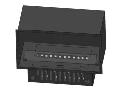 Invapo Inside 800 Lareira a Vapor de Embutir - Chama Multicolorida, Efeito 3D e Controle por Aplicativo, Tanque de 1,2L - Recarga Automática de 835cm^ Lareira
