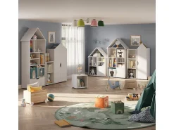 Prateleira|Vicco Kinderregal 36.4x32.1x130.9 estell Branco