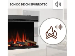 Lareira elétrica BALDERIA Athena smart 36 - Lareira embutida -^ Lareira