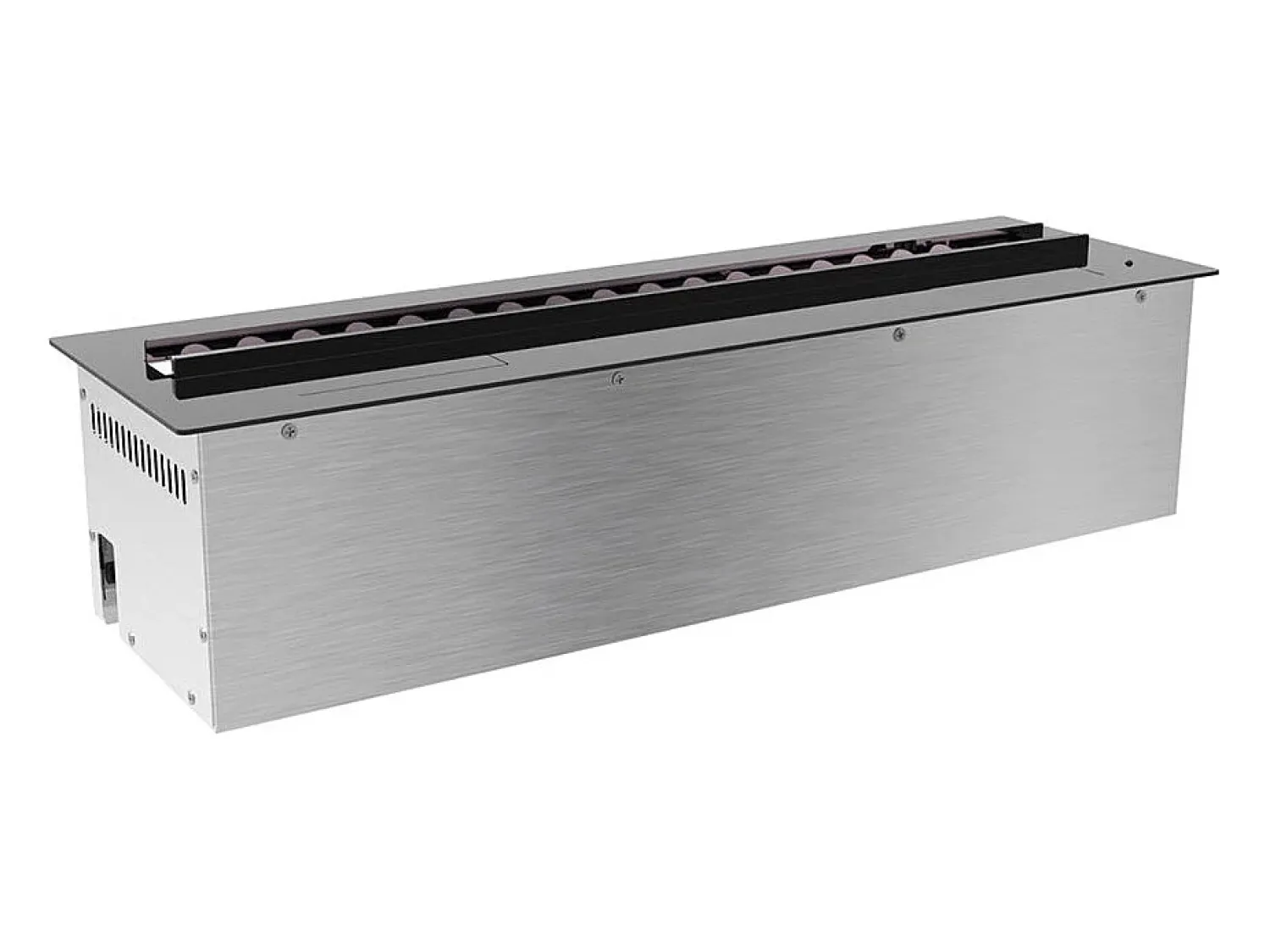 Lareira elétrica com queimador de inserção embutido APP vapor de água 3D 75 PRO-LINE Cinzento