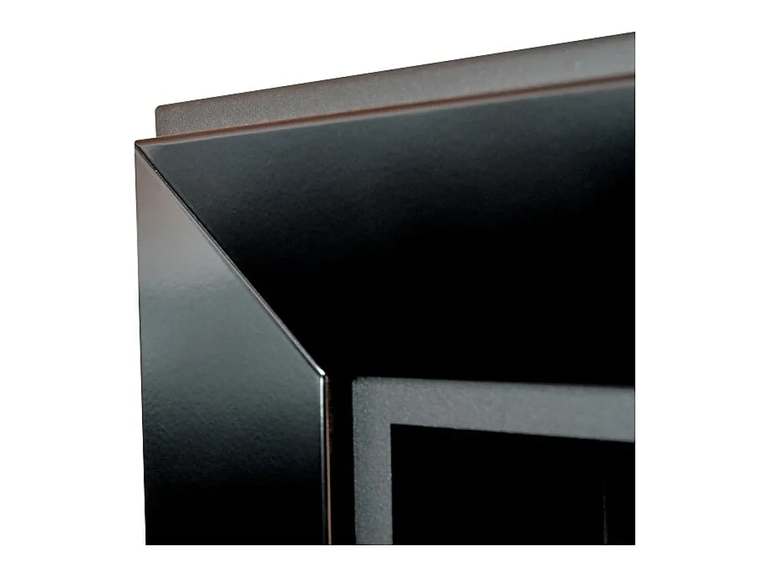 Lareira* Lareira embutida a bioetanol Frame 900 SimpleFire com vidro Preto