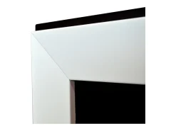 Lareira| Lareira embutida a bioetanol Frame 900 SimpleFire em com vidro Branco