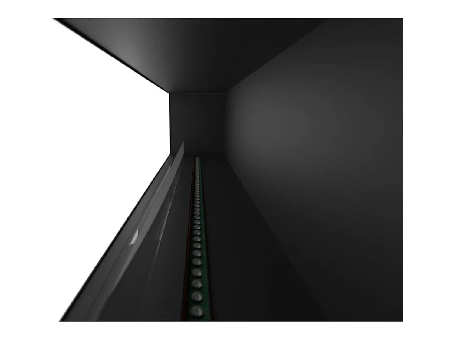 Lareira embutida a vapor Invapo Inside 2200 - Chama multicolorida, efeito 3D e controle por aplicativo, tanque de 2,4 l - 220 cm Preto