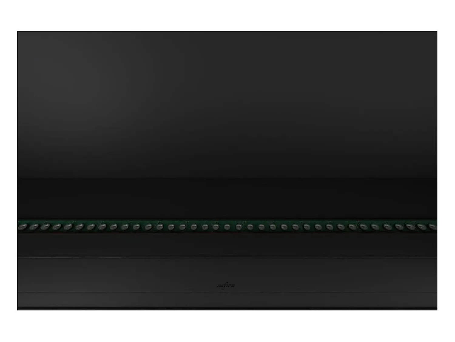 Lareira embutida a vapor Invapo Inside 2200 - Chama multicolorida, efeito 3D e controle por aplicativo, tanque de 2,4 l - 220 cm Preto