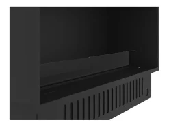 Lareira* Lareira embutida a vapor Inside U 1200 com chama multicolorida, efeito 3D e controle por aplicativo, tanque de 2,4 l - 120 cm Preto