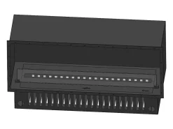 Lareira* Lareira embutida a vapor Inside U 1200 com chama multicolorida, efeito 3D e controle por aplicativo, tanque de 2,4 l - 120 cm Preto