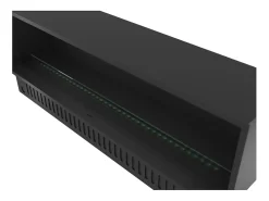 Sale Lareira embutida a vapor Invapo Inside 1800 - Chama multicolorida, efeito 3D e controle por aplicativo, tanque de 3,6 l - Recarga automática de 183 cm Preto