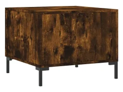 Mesa De Centro|vidaxl Mesa centro 2 pcs 50x50x40 cm madeira processada cor fumado Natural claro