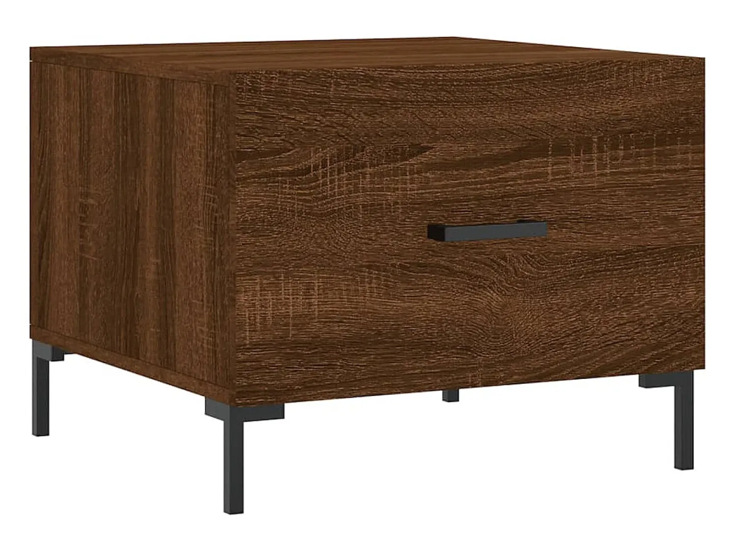 New Mesa centro 2 pcs 50x50x40 cm madeira proc. carvalho PT918120 Castanho