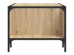 Mesa De Centro*vidaxl Mesa centro c/ prateleira derivados de madeira carvalho sonoma Natural claro