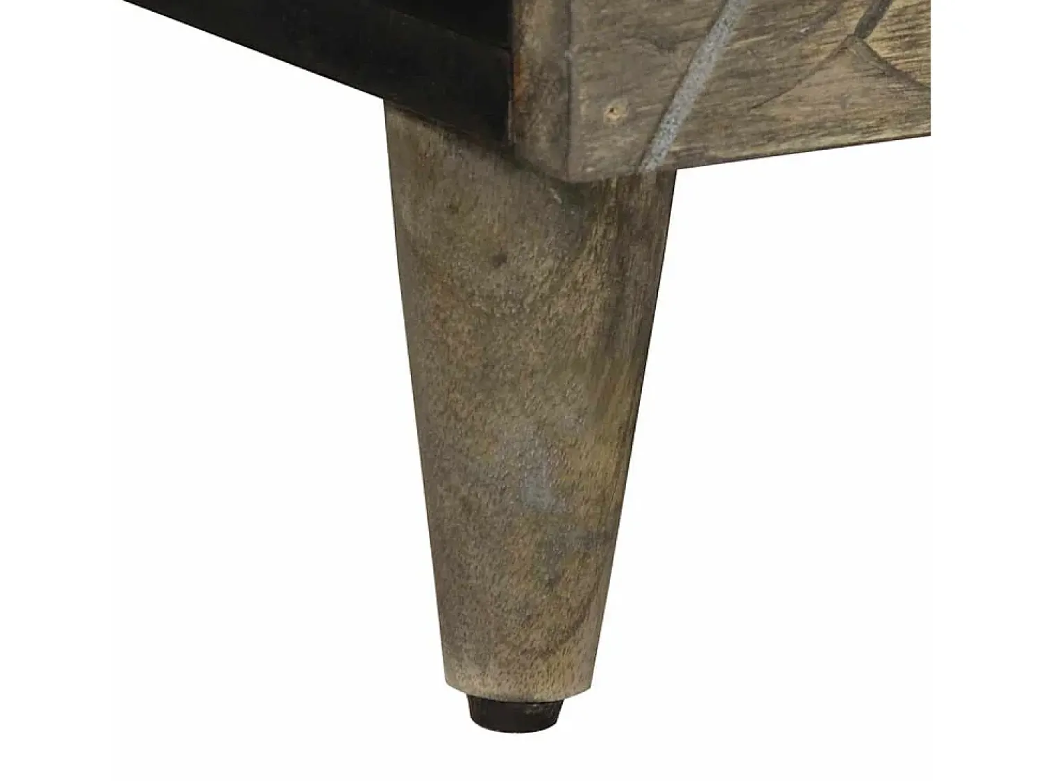 Mesa De Centro*vidaxl Mesa centro claro 80x50x40 cm madeira mangueira maciça Cinzento