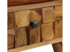 Mesa centro madeira sheesham maciça c/ acabam. mel 110x50x37 cm PT331154^ Mesa De Centro