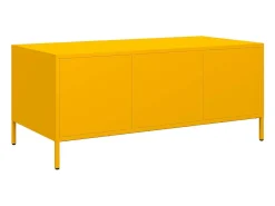 Mesa De Centro*vidaxl Mesa centro 101,5x50x43,5 cm aço laminado frio mostarda Amarelo