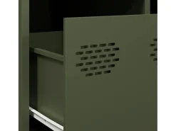 Mesa De Centro|vidaxl Mesa centro 101,5x50x43,5 cm aço laminado a frio -azeitona Verde