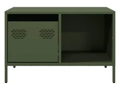 Mesa De Centro|vidaxl Mesa centro 68,5x50x43,5 cm aço laminado a frio -azeitona Verde