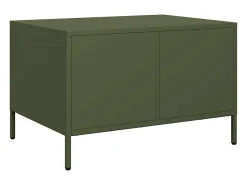 Mesa De Centro|vidaxl Mesa centro 68,5x50x43,5 cm aço laminado a frio -azeitona Verde