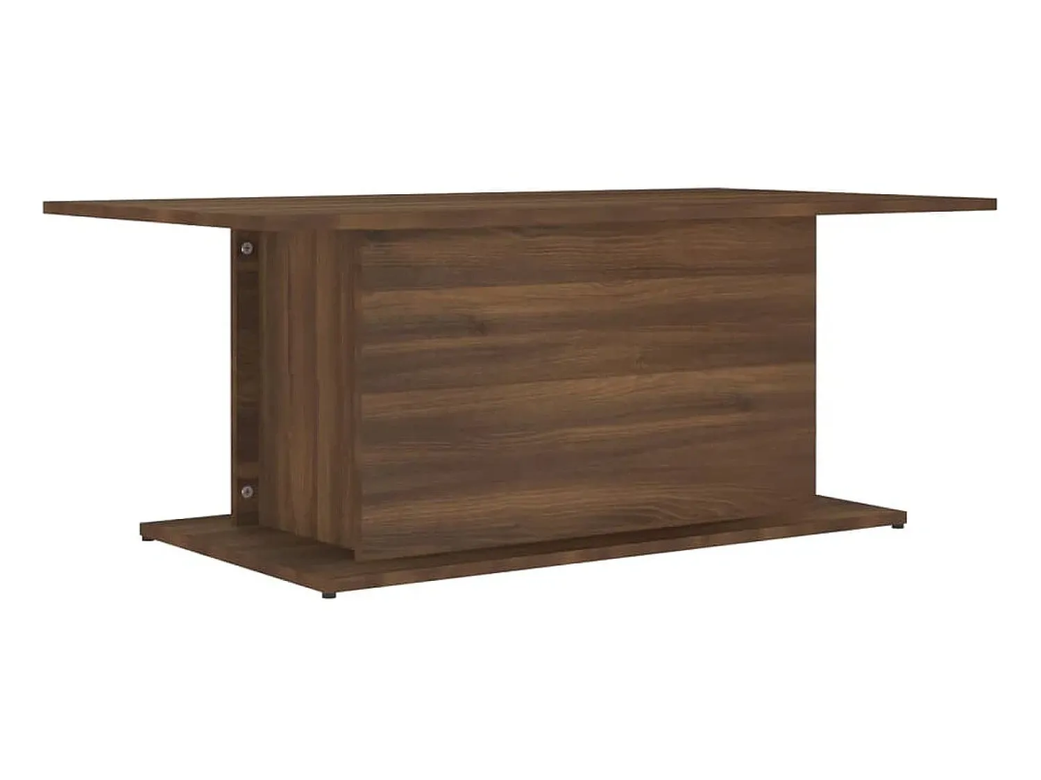 Mesa centro 102x55,5x40 cm contraplacado cor carvalho PT726106^ Mesa De Centro