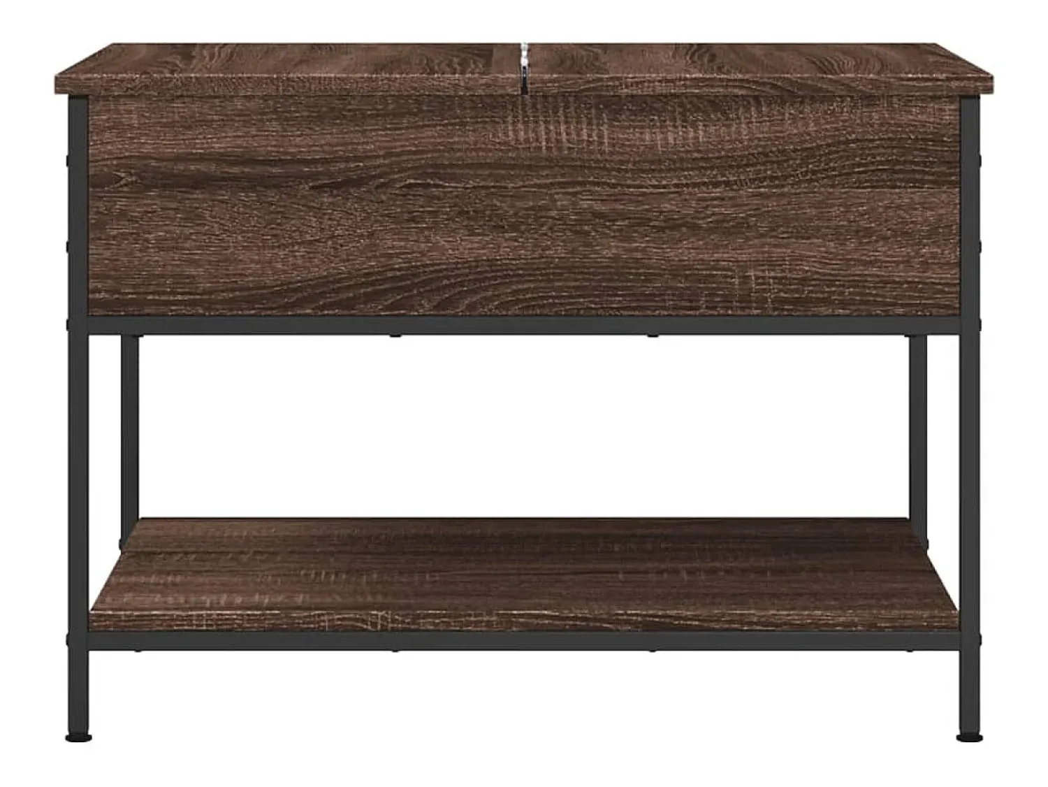Mesa De Centro| Mesa centro 70x50x50 cm deriv. madeira/metal carvalho PT905915 Castanho