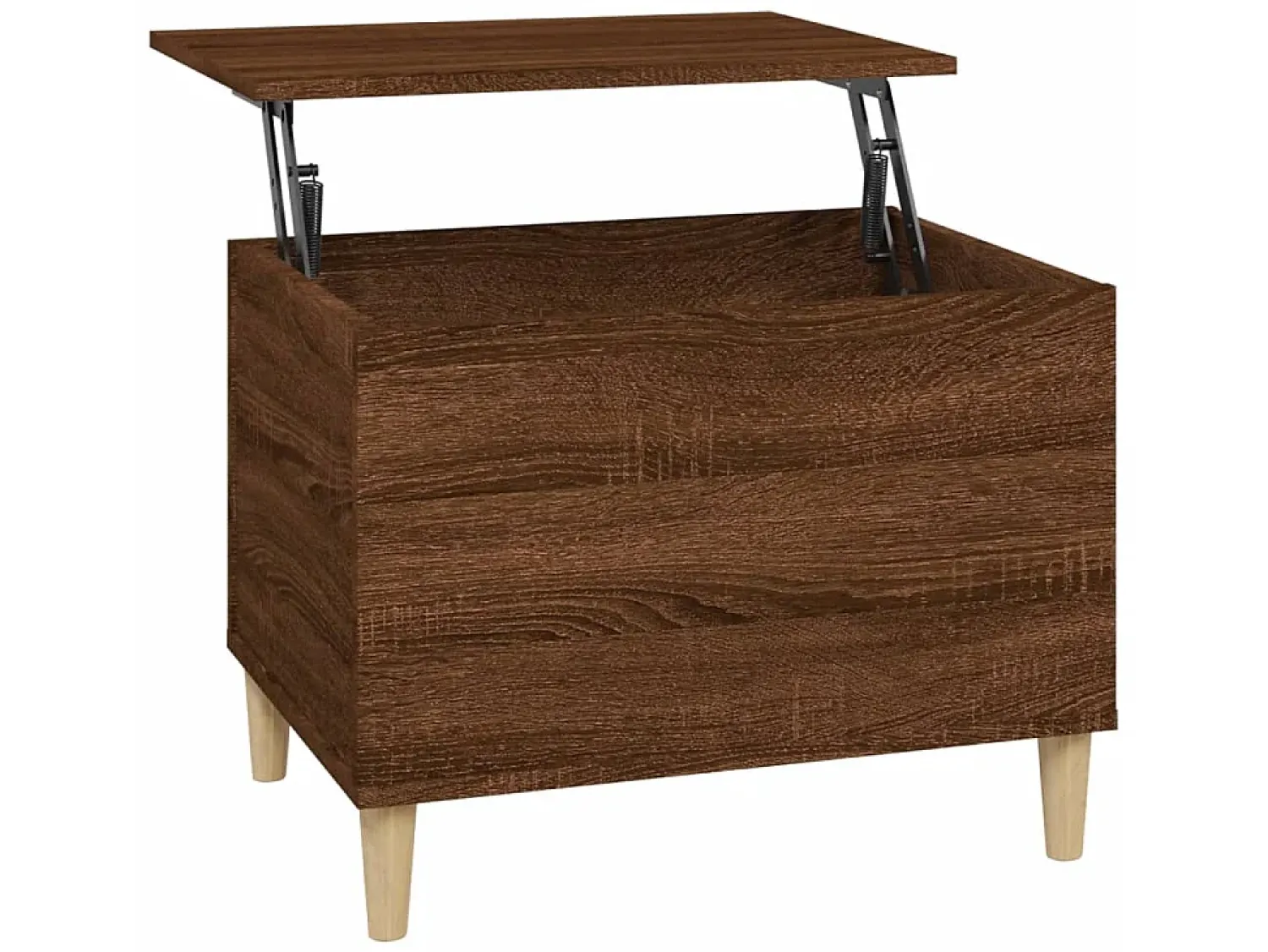 Mesa centro 60x44,5x45 cm derivados madeira carvalho PT596509^ Mesa De Centro