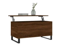 Mesa De Centro| Mesa centro 90x44,5x45 cm derivados madeira carvalho PT318492 Castanho