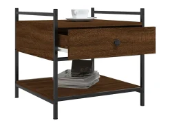 Mesa De Centro* Mesa centro 50x50x50 cm derivados de madeira carvalho PT559957 Castanho