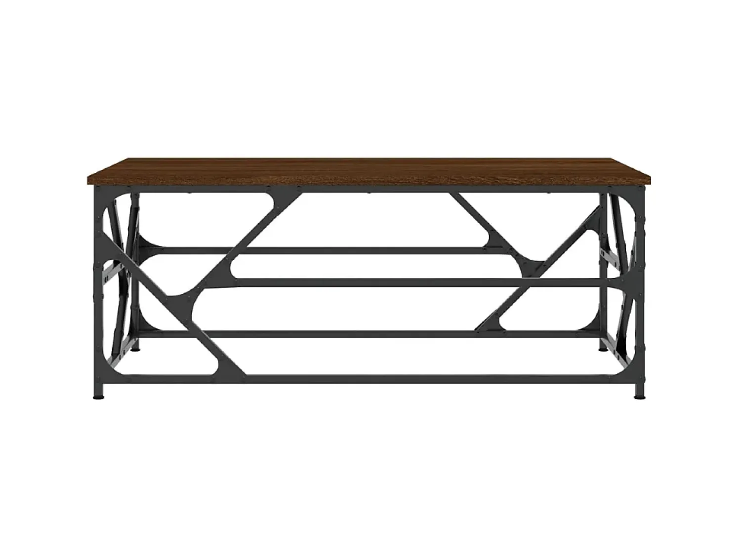 Mesa centro 100x50x40 cm derivados de madeira carvalho PT584863^ Mesa De Centro