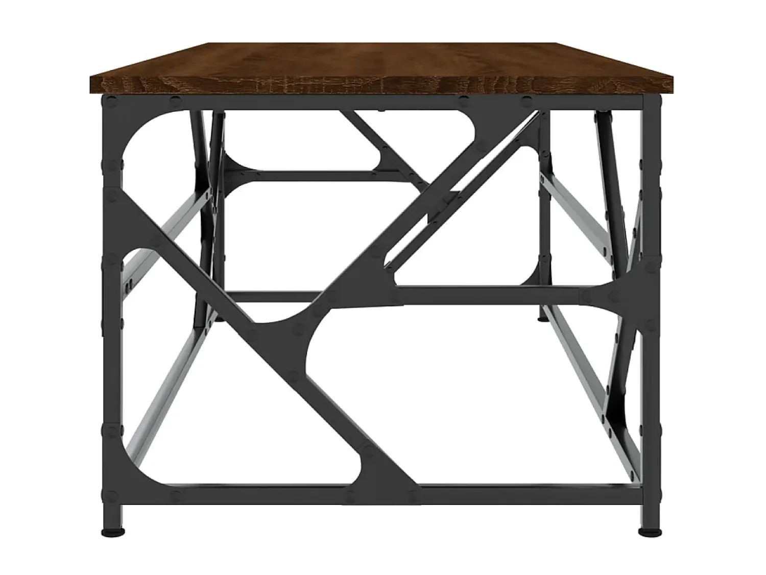 Mesa centro 100x50x40 cm derivados de madeira carvalho PT584863^ Mesa De Centro