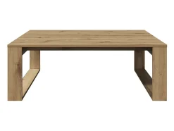 vidaxl Mesa centro 100x100x35 cm derivados madeira carvalho artisiano^ Mesa De Centro