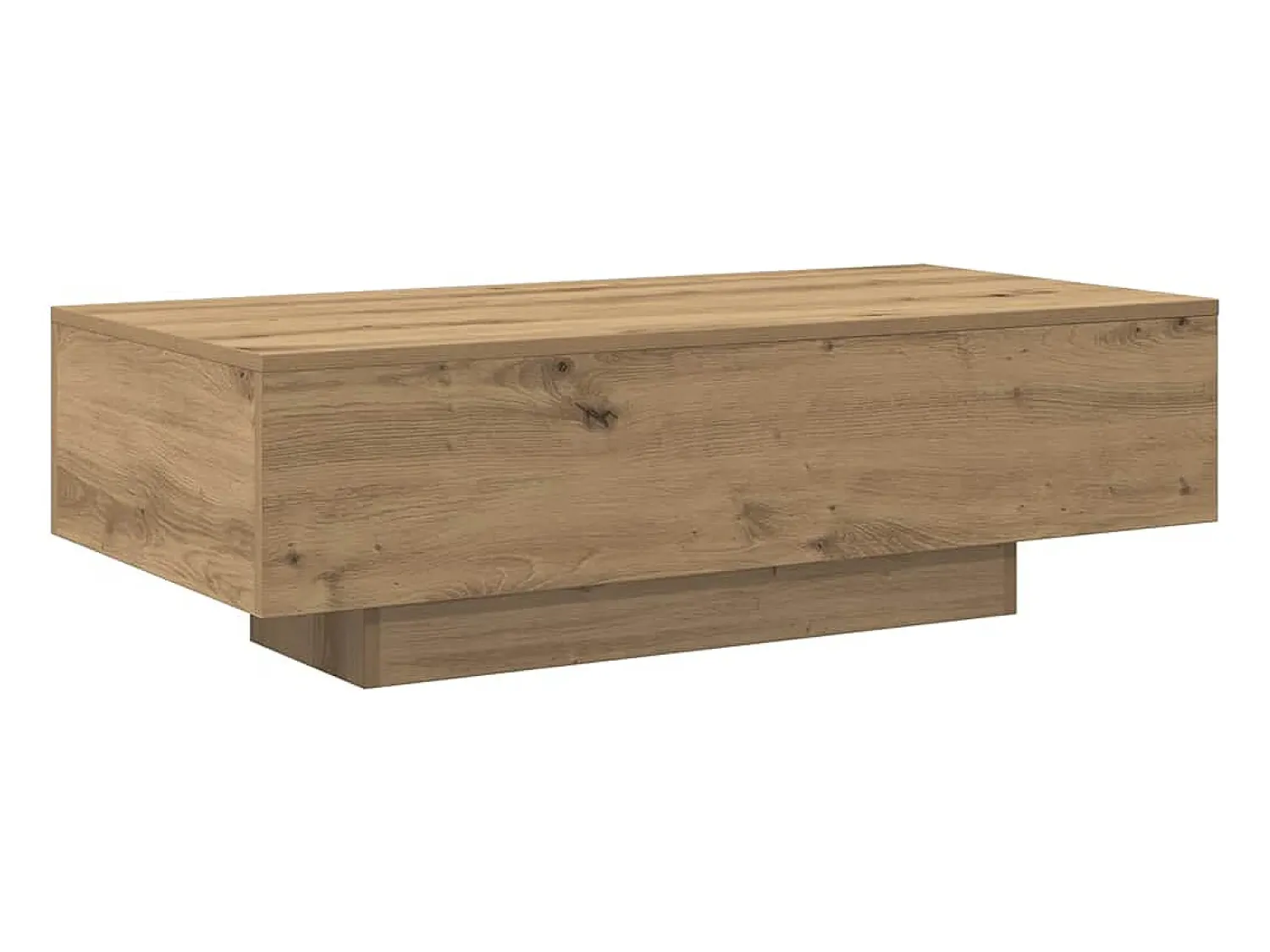 vidaxl Mesa centro 100x49,5x31 cm derivados madeira carvalho artisiano^ Mesa De Centro