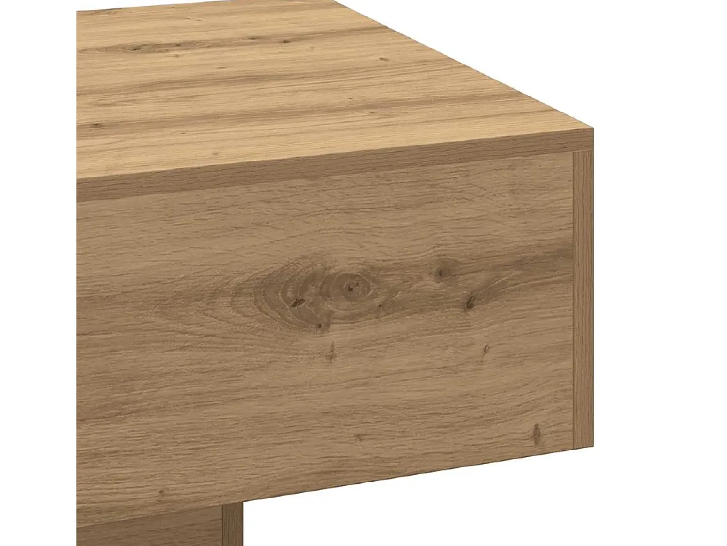 vidaxl Mesa centro 100x49,5x31 cm derivados madeira carvalho artisiano^ Mesa De Centro