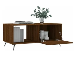 Hot vidaxl Mesa centro 90x50x40 cm derivados de madeira carvalho castanho Natural claro