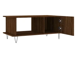 Mesa De Centro*vidaxl Mesa centro 90x50x40 cm derivados de madeira carvalho castanho Natural claro