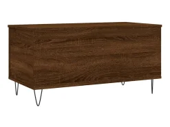 Mesa De Centro| Mesa centro 90x44,5x45 cm derivados madeira carvalho PT627482 Castanho