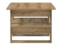 Mesa De Centro*vidaxl Mesa centro 102x55x42cm derivados de madeira carvalho artisiano Natural claro