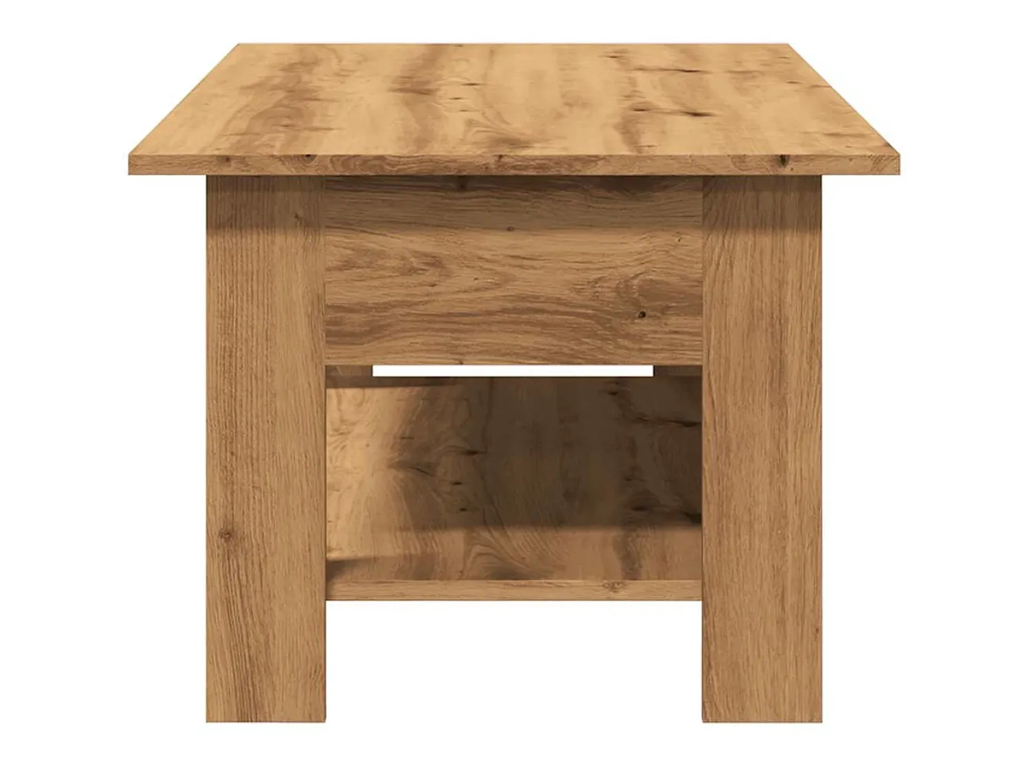 Mesa De Centro|vidaxl Mesa centro 102x55x42cm derivados de madeira carvalho artisiano Castanho