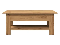 Mesa De Centro|vidaxl Mesa centro 102x55x42cm derivados de madeira carvalho artisiano Castanho