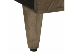 Mesa De Centro*vidaxl Mesa centro 100x54x40cm madeira mangueira maciça claro Cinzento