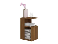 Discount Mesa centro 36x30x56cm madeira processada cor carvalho PT682355 Castanho