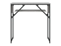 vidaxl Mesa consola c/ prateleira derivados de madeira sonoma^ Consola