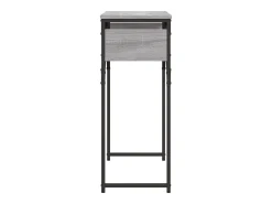 New Mesa consola c/ prateleira derivados de madeira sonoma PT484532 Cinzento