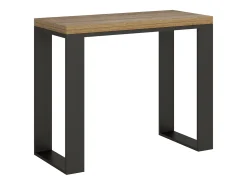 Clearance ITAMOBY Mesa consola com abertura do livro 90x45/90 cm Tecno Libra Carvalho Natural quadro Antracite Natural claro
