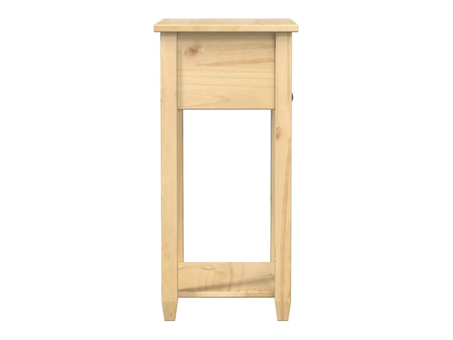 Consola| Mesa consola Corona 55x35x73 cm madeira de pinho maciça PT369112 Castanho