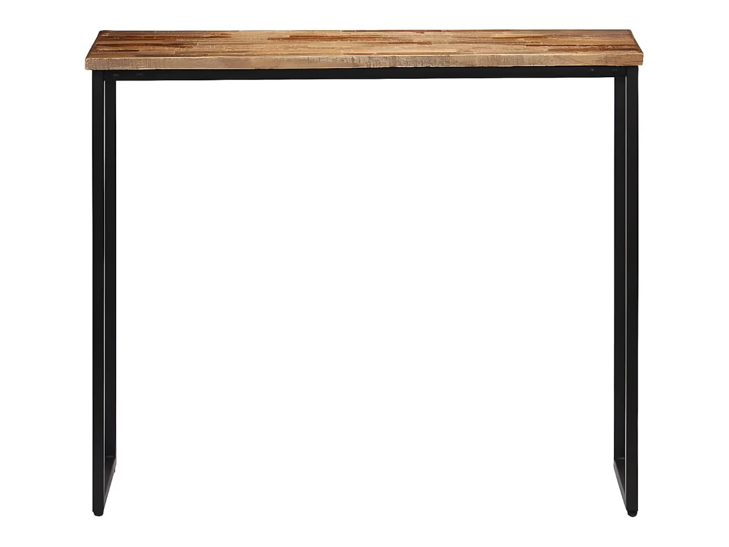 Consola* Mesa consola em teca reciclada maciça 90x30x76 cm PT182291 Castanho