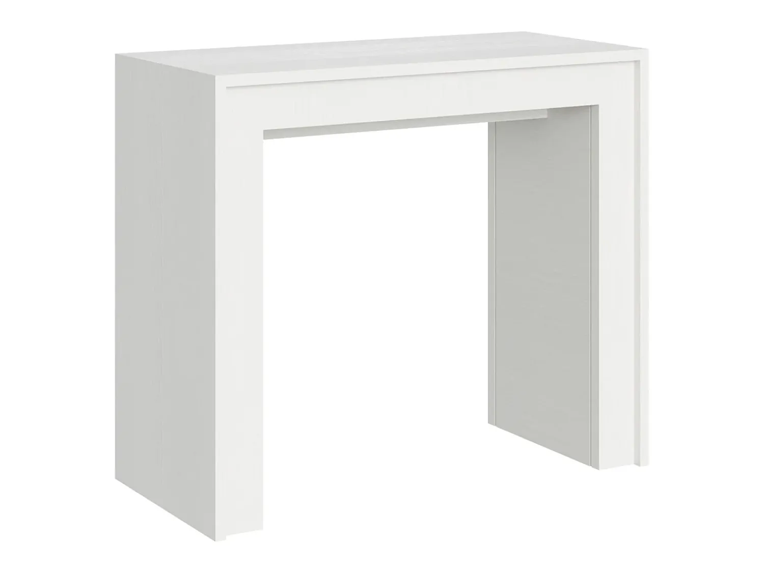 ITAMOBY Mesa consola extensível 90x42/302 cm Mia Cinza Branca^ Consola