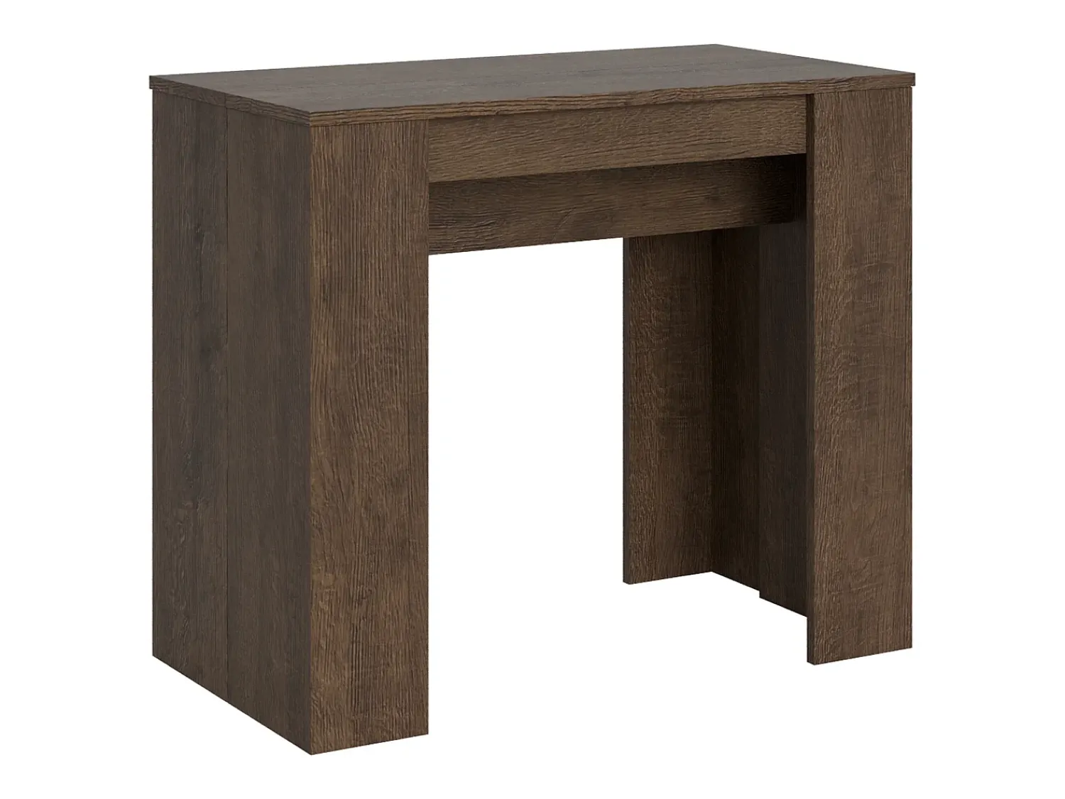 Consola|ITAMOBY Mesa consola extensível 90x48/308 cm Basic Nogueira Natural escuro