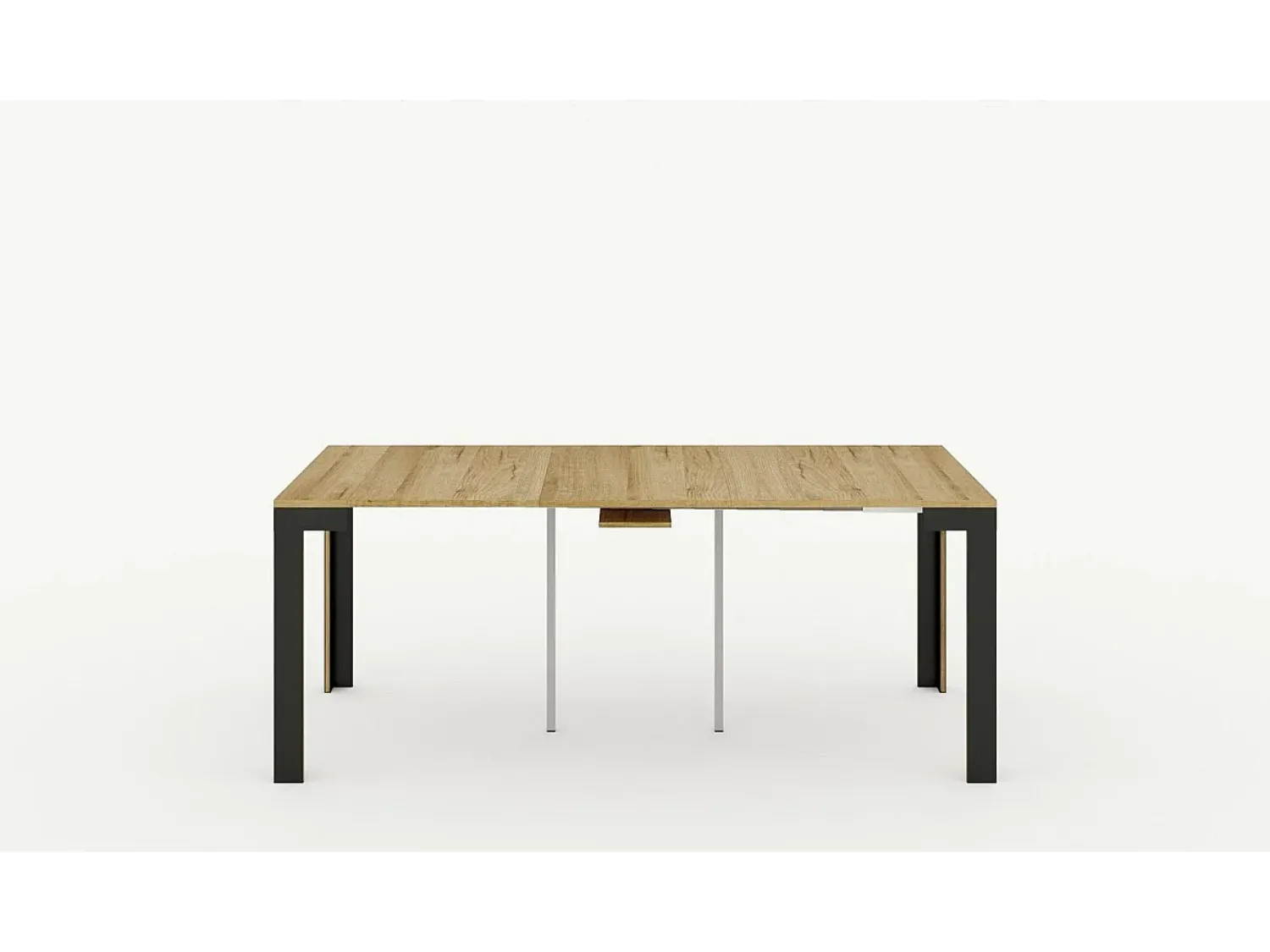 Hot ITAMOBY Mesa consola extensível 90x40/300 cm Linea Evolution Cimento quadro Antracite Cinzento