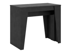 Ityhome Mesa consola extensível 90x48/204 cm Anvar Small antracite espatulado^ Consola