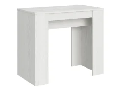Consola*ITAMOBY Mesa consola extensível 90x48/308 cm Basic Cinza Branca Branco